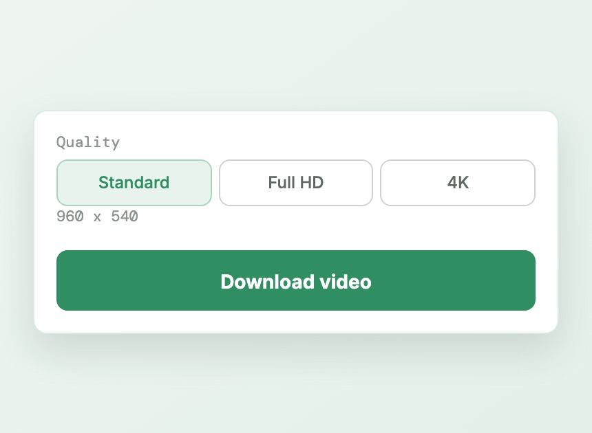 DDD Maps Travel editor export panel with quality choices and Download video button